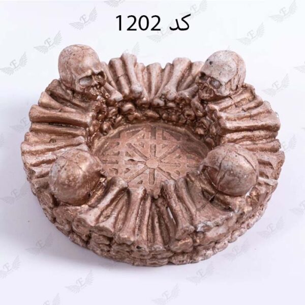 زیرسیگاری طرح جمجمه و استخوان - ارن شاپ