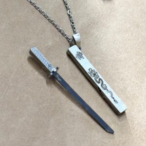 گردنبند شمشیر کاتانا سامورایی Katana - ارن شاپ