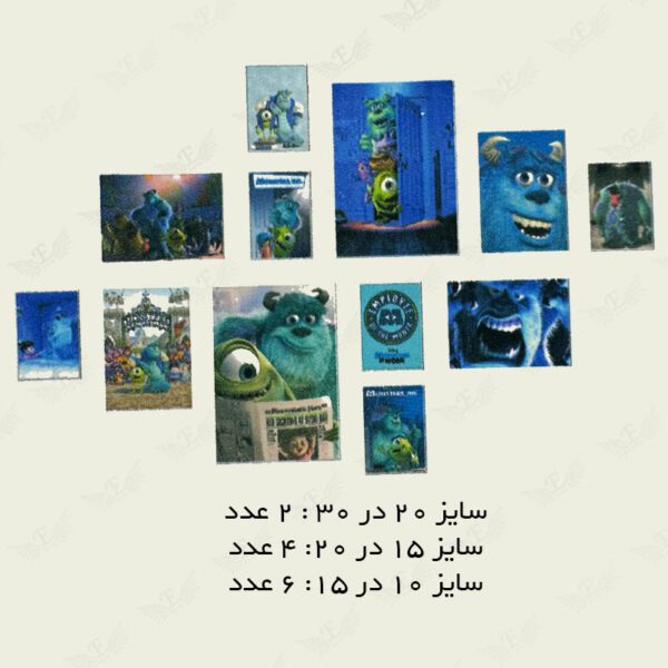 خرید پوستر انیمیشن کارخانه هیولاها monsters inc- ارن شاپ