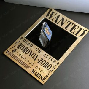 آینه دیواری انیمه وان پیس مدل وانتد Wanted - ارن شاپ